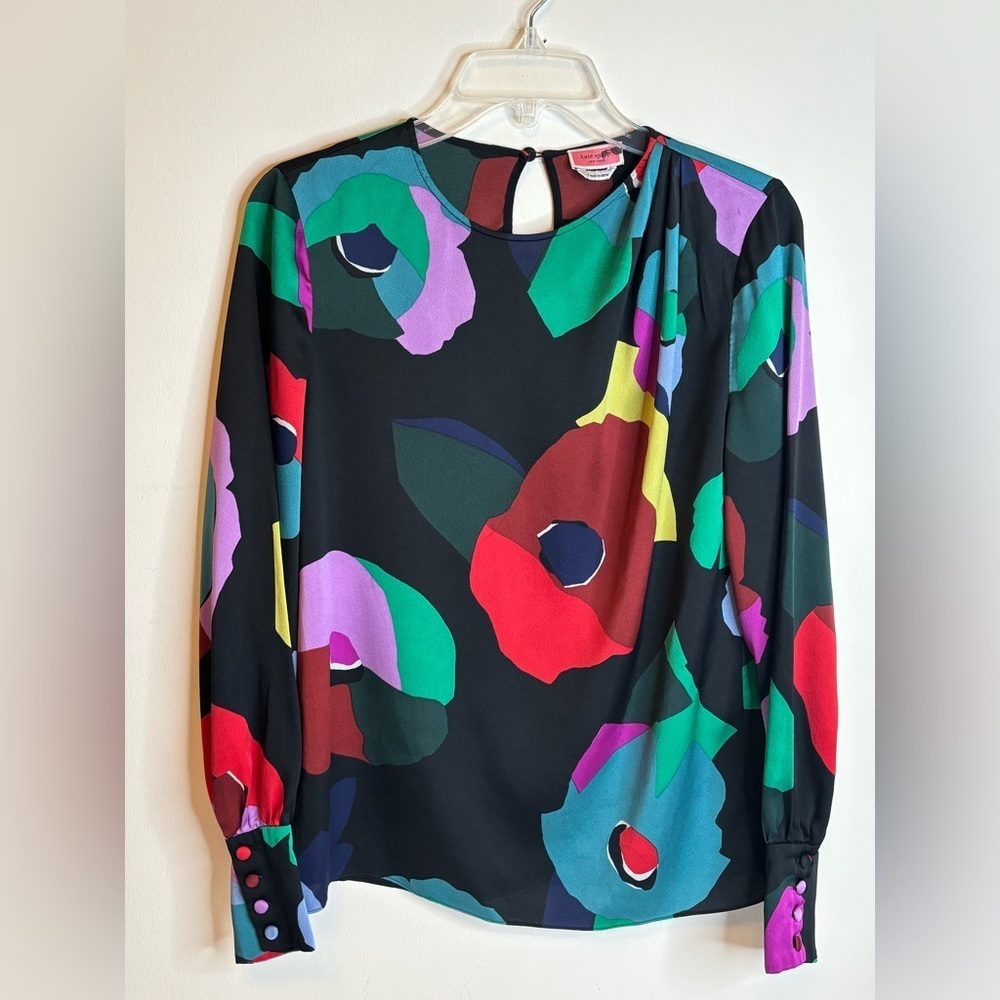 KATE SPADE FLORAL BLOUSE